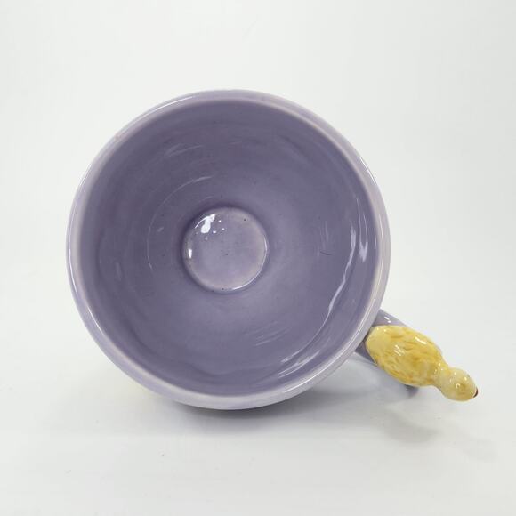 Vintage Global Design Connections Duck Mug | Lavender Purple Ceramic Ducklings - Picture 9 of 10